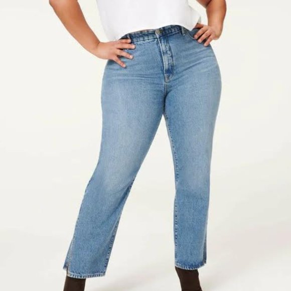 Good American Denim - GOOD AMERICAN Good Boy straight jeans Sz 14/32 NEW